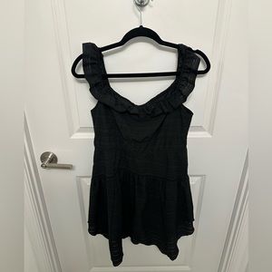 Black simple dress